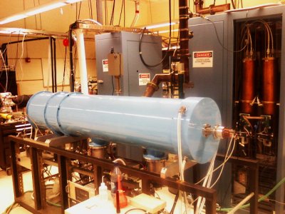 Deuteron RFQ linac at customer site.